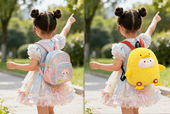 Comparison chart of the effects before and after using nano banana