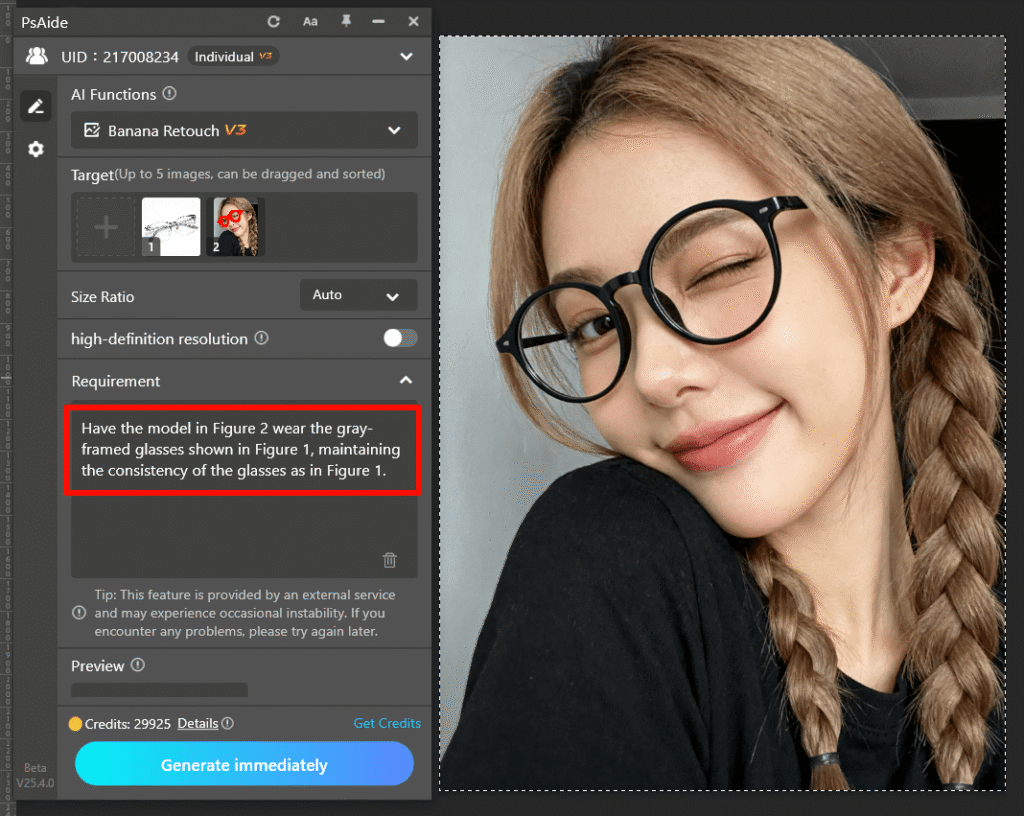 nano banana Step 2: Enter the prompt words