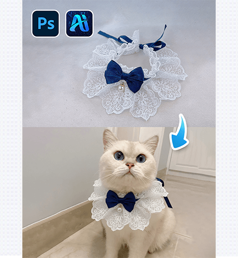 How to Change a Cat’s Scarf in One Click with PsAide’s NanoBanana