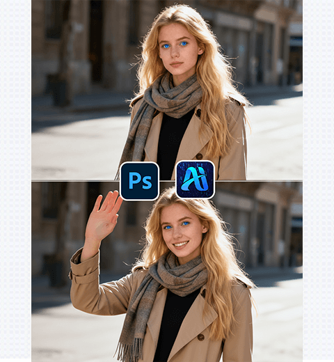 How to Change a Model’s Pose in One Click with PsAide’s NanoBanana