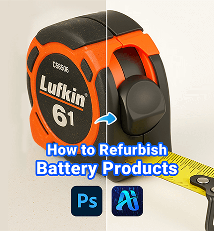 AI Photo Editing: One-Click Retouch for Tape Measures