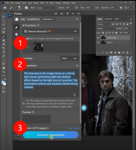 Use Nano Banana Add Cinematic Light Effects