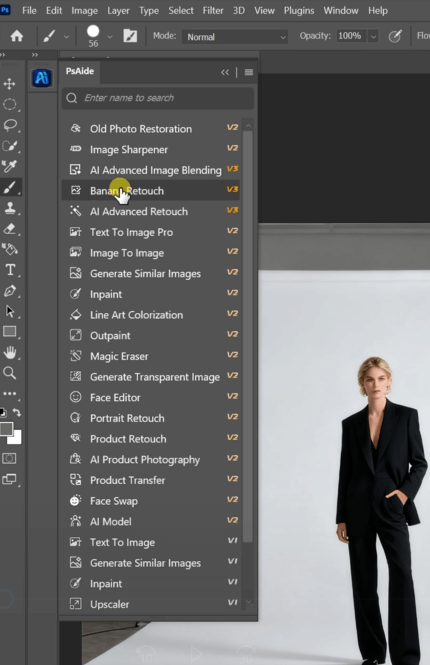 Prepare the Image and Launch Nano Banana in PS