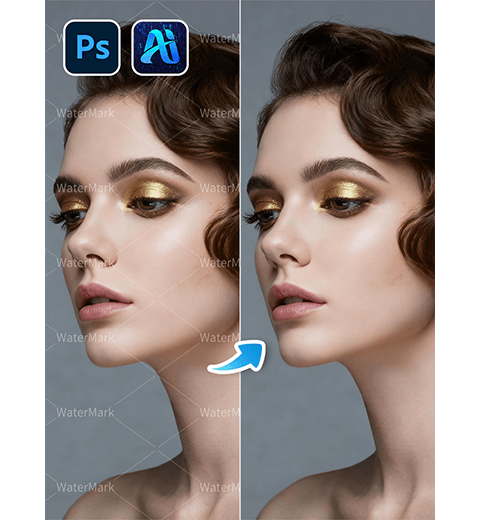 How to Remove Watermarks with PS: 30s Finish via AI Photo Editing & Photoshop Watermark Removal