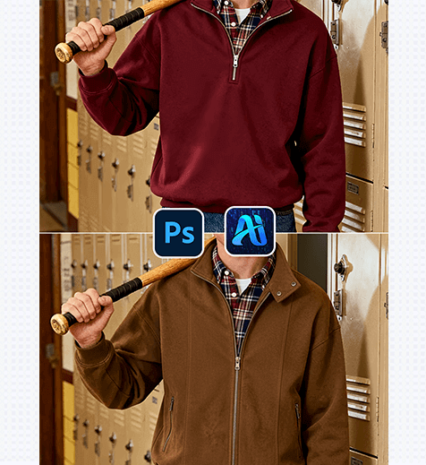 Nano Banana + PSAide Plugin: The Ultimate E-commerce Jacket Replacement Solution – Professional Results in 3 Steps