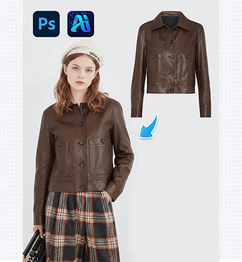 Change a Model’s Jacket in 4 Steps with Nano banana! Download the PsAIde Plugin to Get Started.