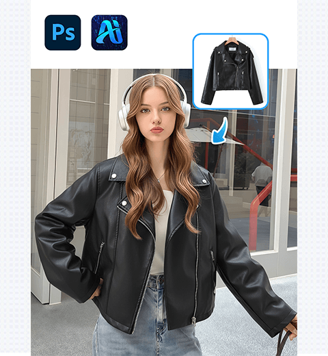 Change Any Jacket in 4 Steps with Nano Banana! Download the PSAide Plugin Now.
