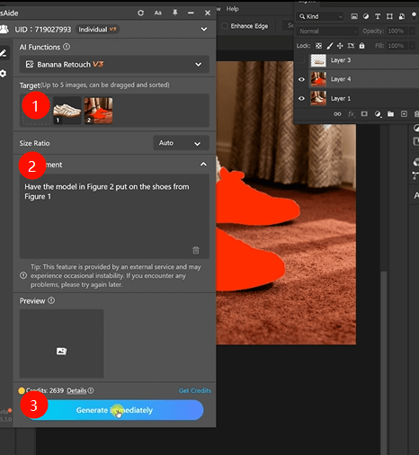 Upload and Command for Natural Results