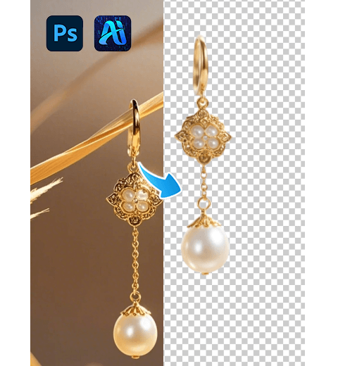 How to Remove Background from Jewelry Photos in Photoshop
