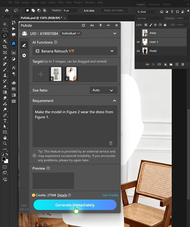 PSAide + Nano Banana: 3-Step Workflow for Beginners
