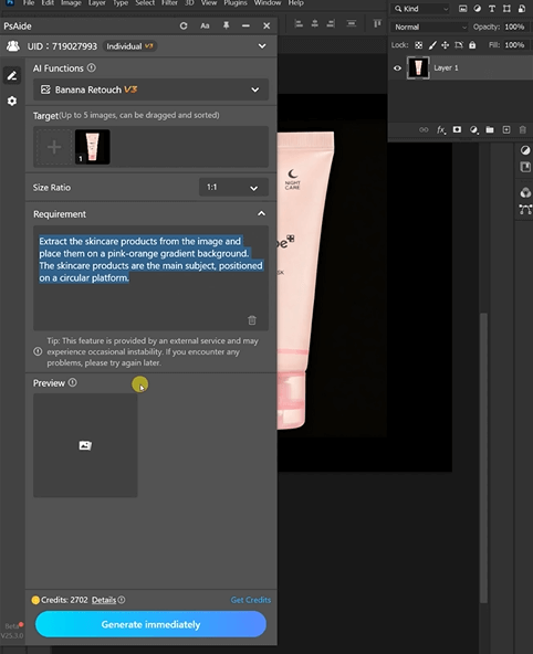 Create Skincare Product Posters Effortlessly with Nano Banana in 3 steps