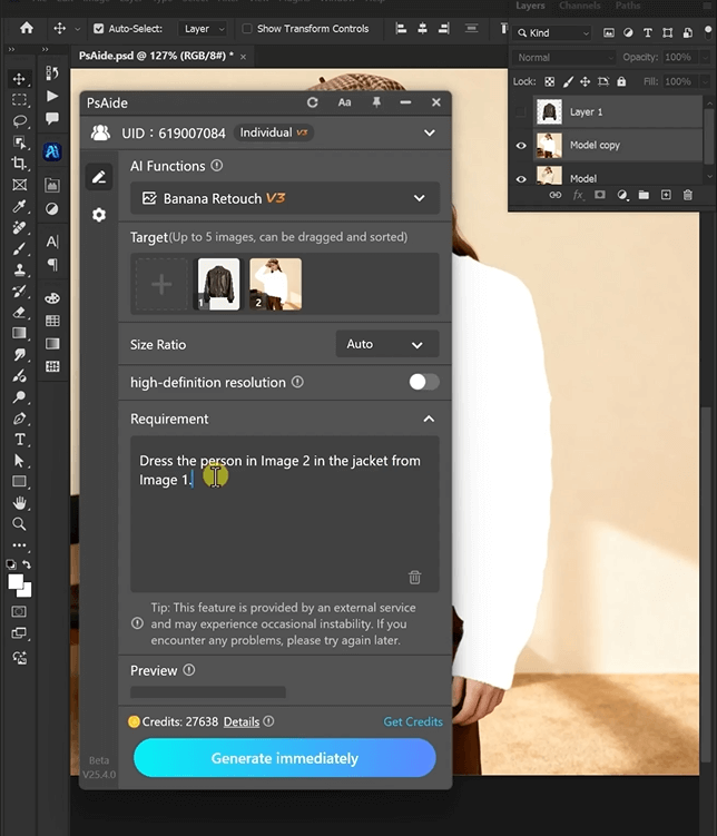 PSAide + Nano Banana: 3-Step Workflow for Beginners