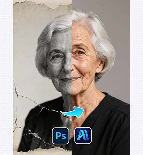 Old Photo Restoration: Revive Vintage Portraits with PSAide Plugin