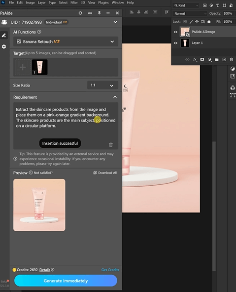Create Skincare Product Posters Effortlessly with Nano Banana in 3 steps