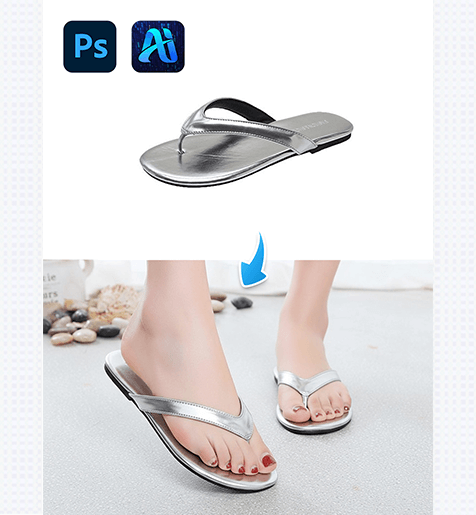 3 Steps to Perfectly Replace Flip-Flops in Model Photos! Nano Banana Retouching Doubles Efficiency
