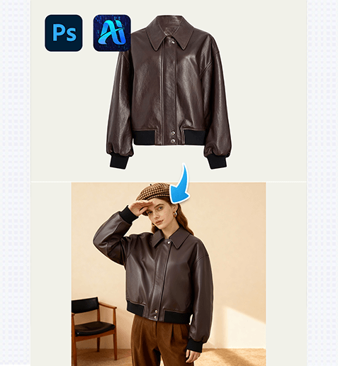 3 Steps to Flawlessly Replace Model’s Leather Jacket! Nano Banana Retouching Revolutionizes Fashion Design