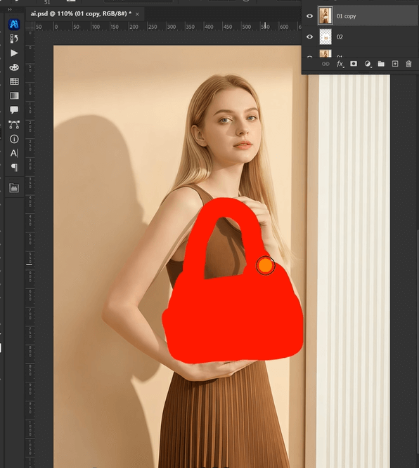 Fill the old bag with red