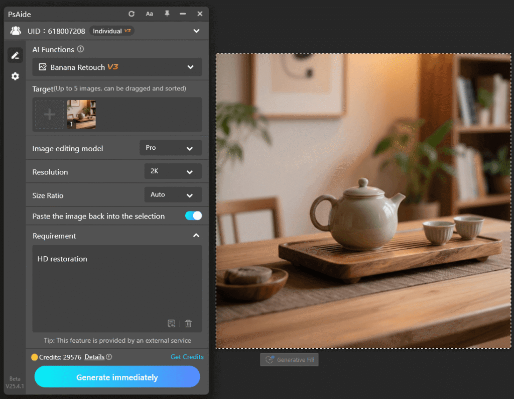 Use Nano Banana Retouch to restoration