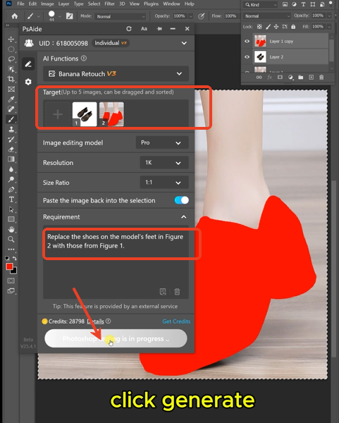 Upload and Command Precisely