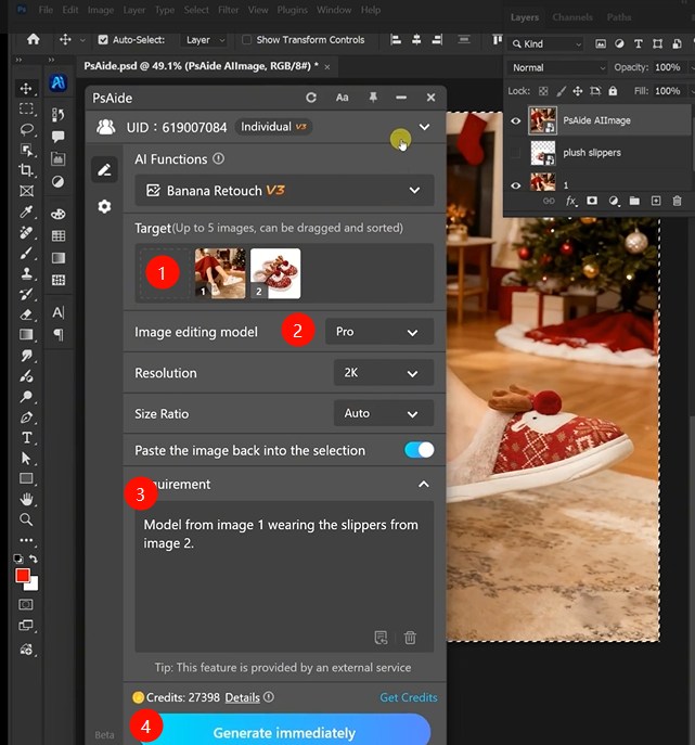 Upload and Command the AI