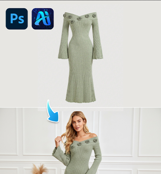 3 Steps to Perfectly Replace Dresses in Model Photos! Nano Banana Retouching Doubles Efficiency