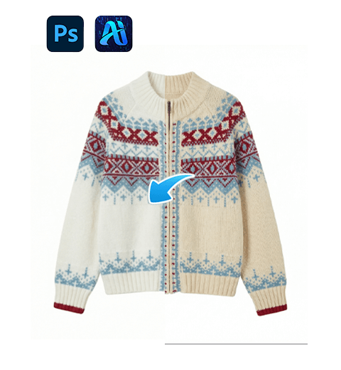 How to Change Sweater Color in PS: 3 Methods from Manual to Nano Banana AI Precision