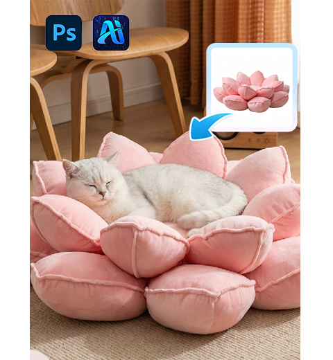 How to Make E-Commerce Main Images in PS: Nano Banana Pro 1-Click Scenes & Close-Ups