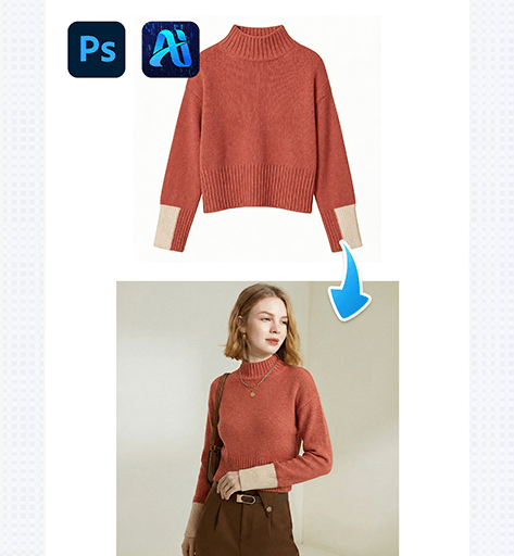 4-Step nano banana Sweater Swap: Replace Knitwear on Models with PsAide