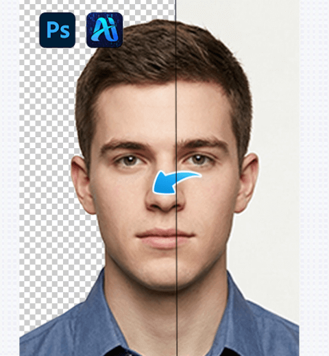 Background Remover: How to Cut Out an ID Photo and Change Background Color in Photoshop