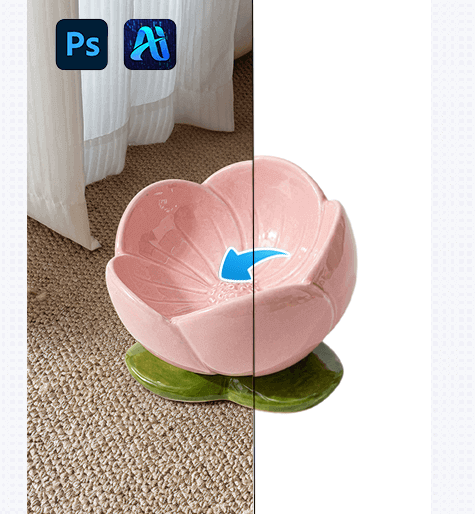 Nano banana 1 Quick and Easy Cat Bowl Replacement for E-Commerce Images