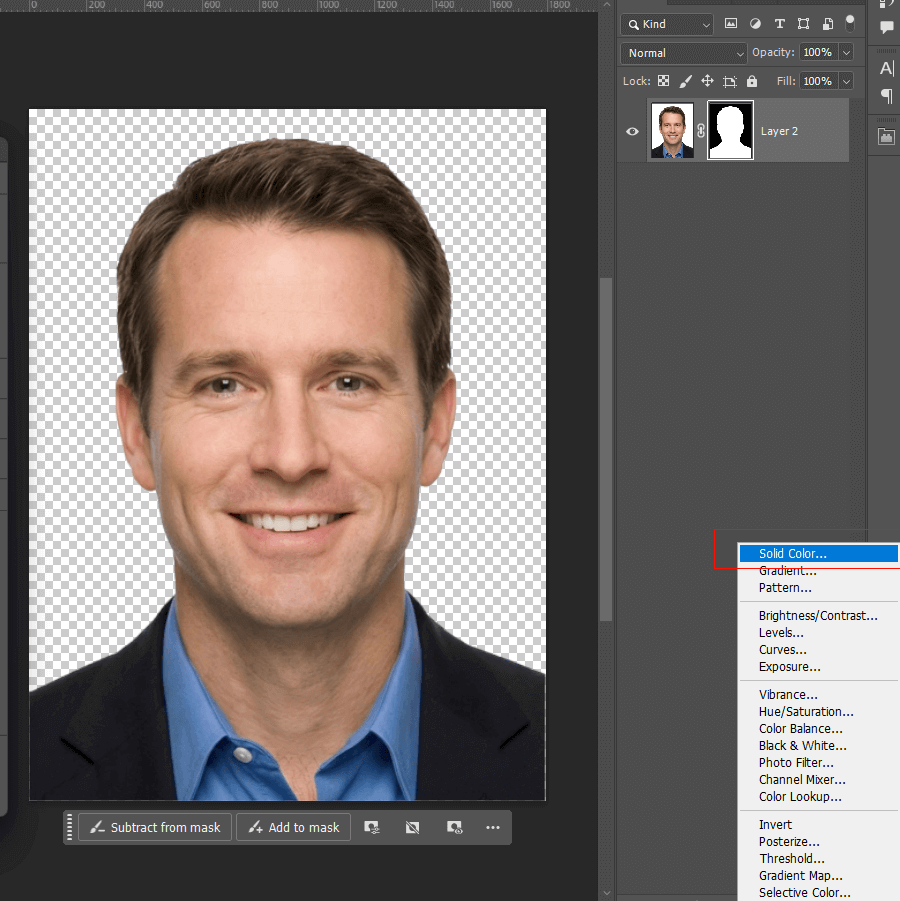 Using Background Remover in Photoshop