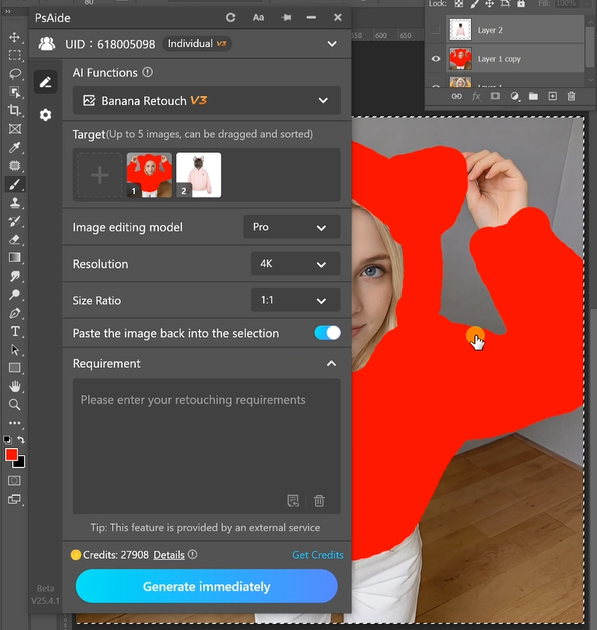 Paint the Original Jacket Red