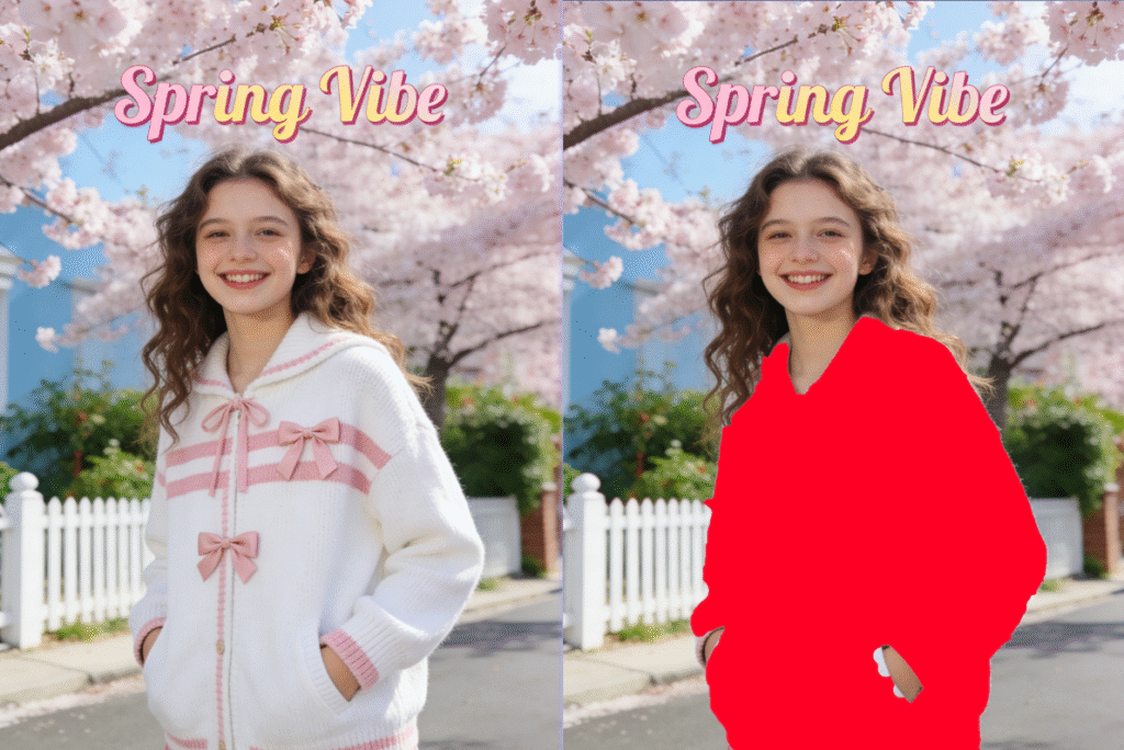 Mark the Outfit Change Area in PS