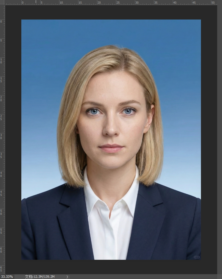 Open Your ID Photo in Photoshop