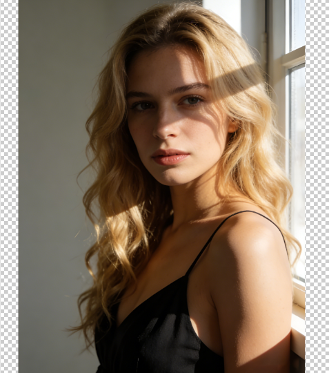 Open the portrait photo in PS