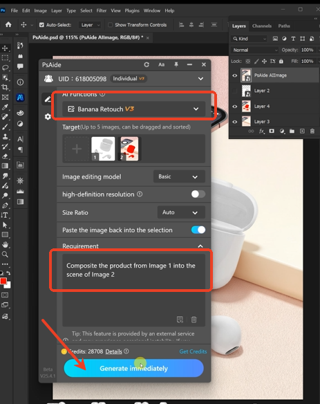 Upload and Command the AI