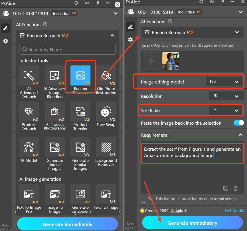 Launch Nano Banana Pro & Set Parameters
