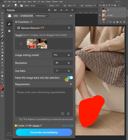 Paint the Original Slippers Area Red