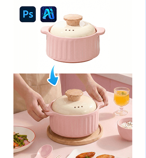 nano banana Clay Pot Transfer: 4-Step Red Mask Workflow for Product Scene Replacement