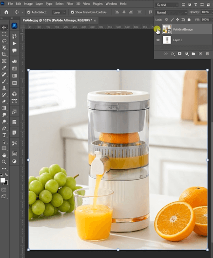 Click Generate in nano banana.