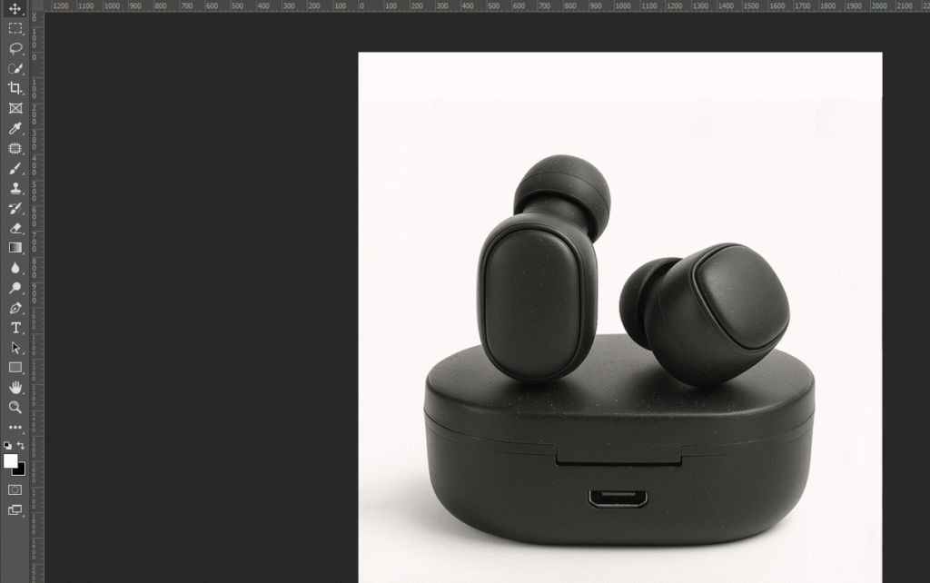 Open your product image in PS