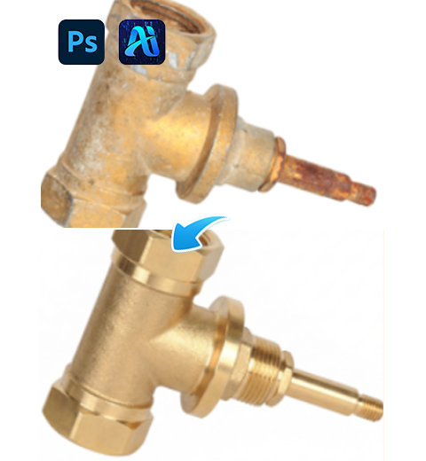 Hardware Retouching in PS: 3-Step AI Repair for Damaged Hardware Images with Nano Banana