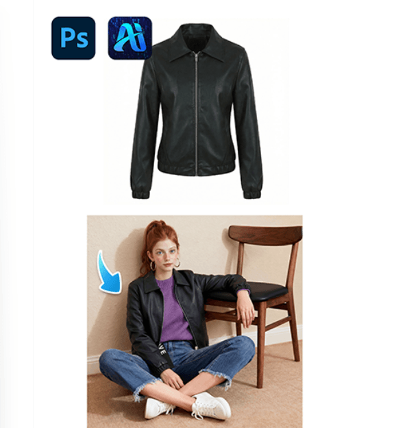 3-Step Workflow to Dress a Model Without Red Mask