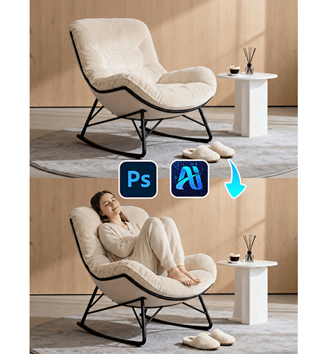 nano banana Add Model to Sofa Scene: 3-Step Workflow for Lifestyle Image Generation