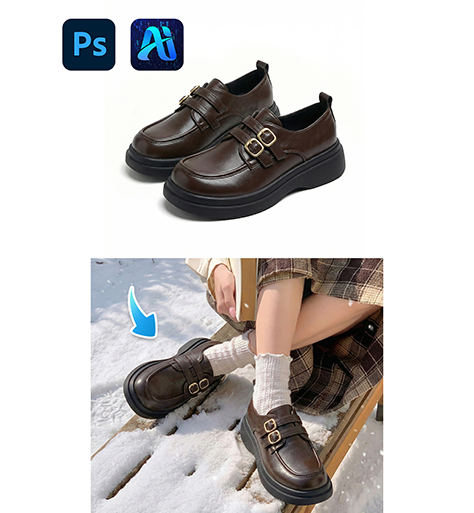 nano banana Leather Shoes Replacement: 4-Step Workflow for Model Footwear Editing