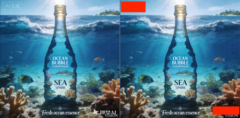 Fill the selection with red to mark the removal zone