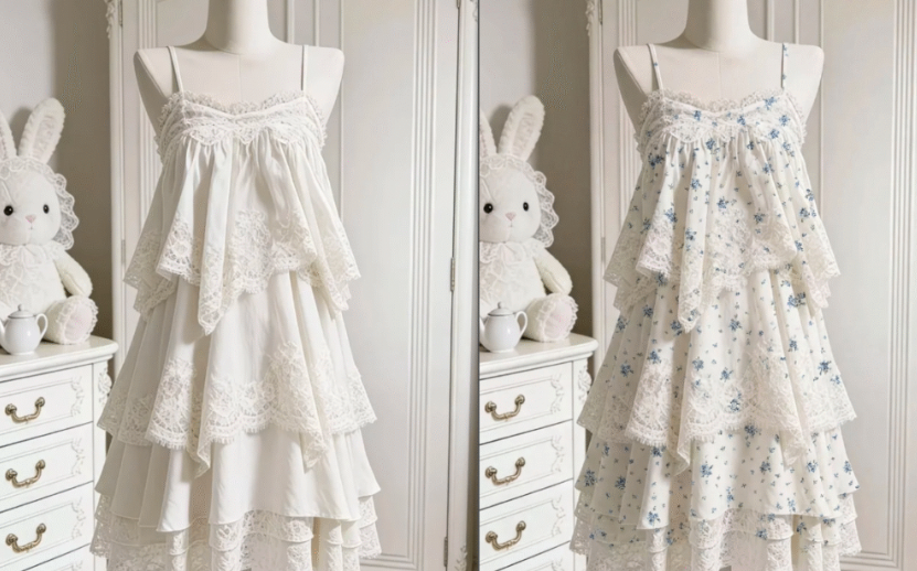 Add Patterns to Clothing After & Before