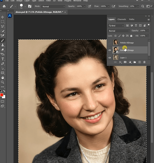 Click generate to get final image