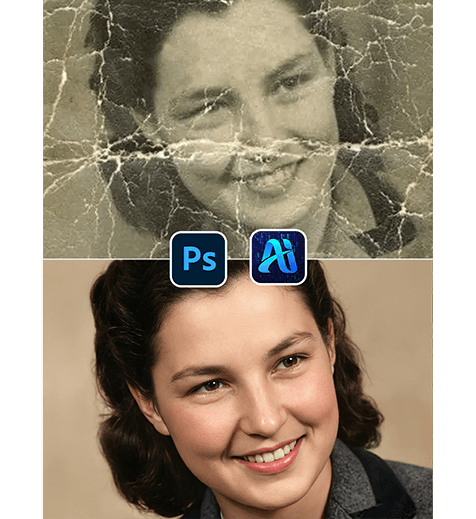 3 Minutes Guide: nano banana old photo restoration for middle-aged woman