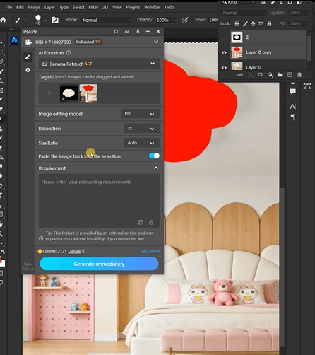 Mark ceiling light clearly